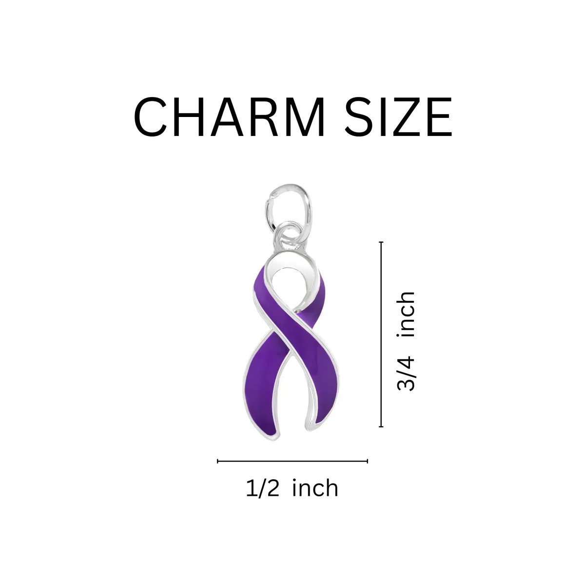 Alzheimer's Purple Ribbon Rope Bracelets
