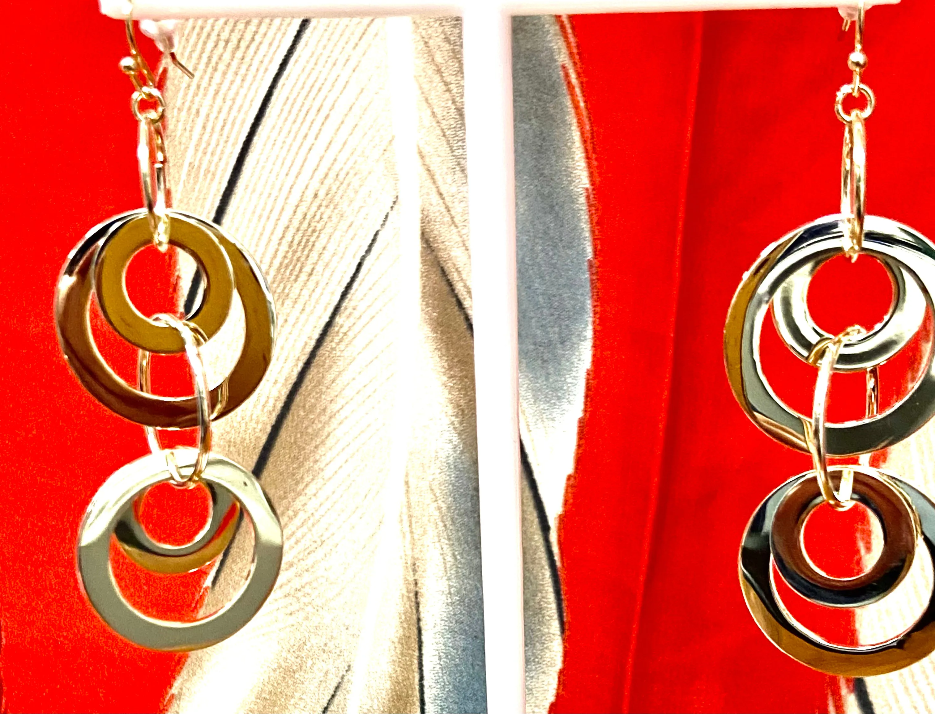 Circle Six Drop Earring
