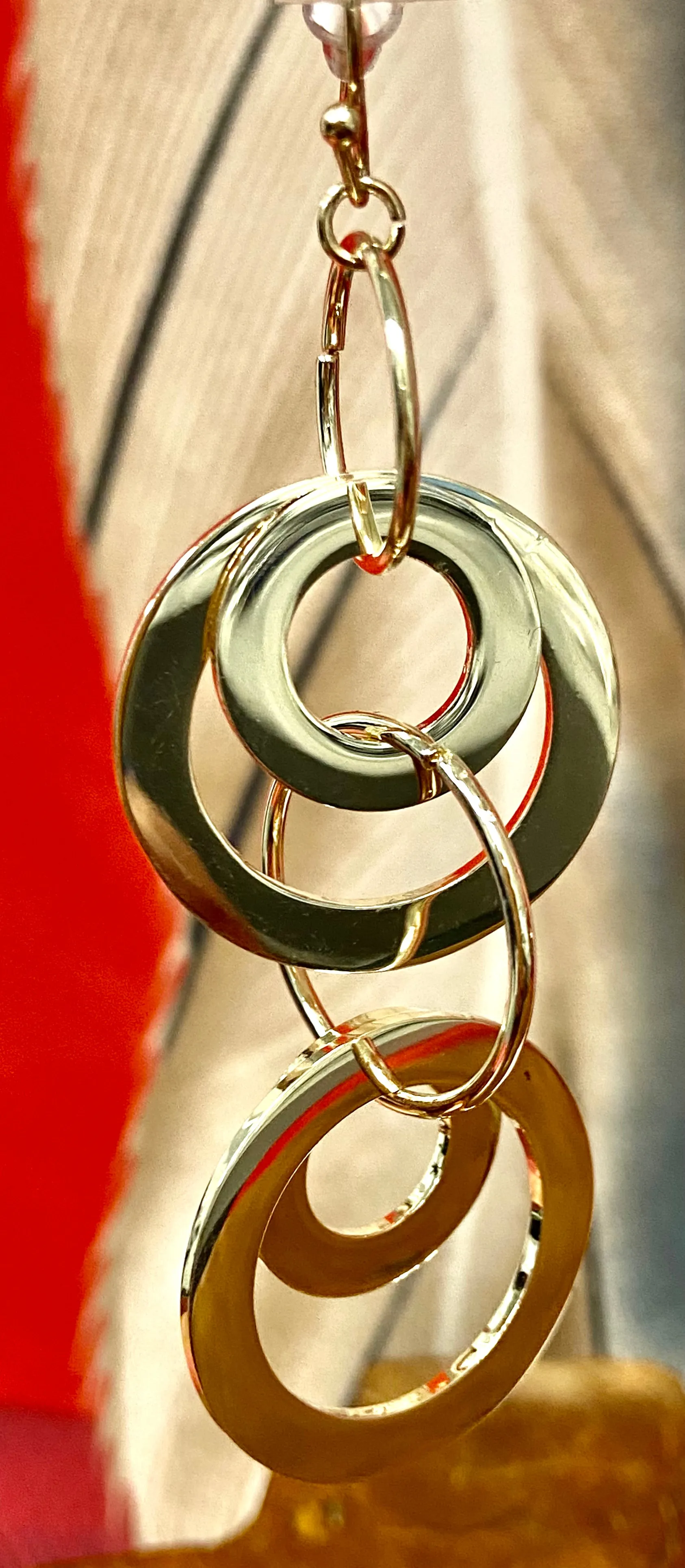 Circle Six Drop Earring