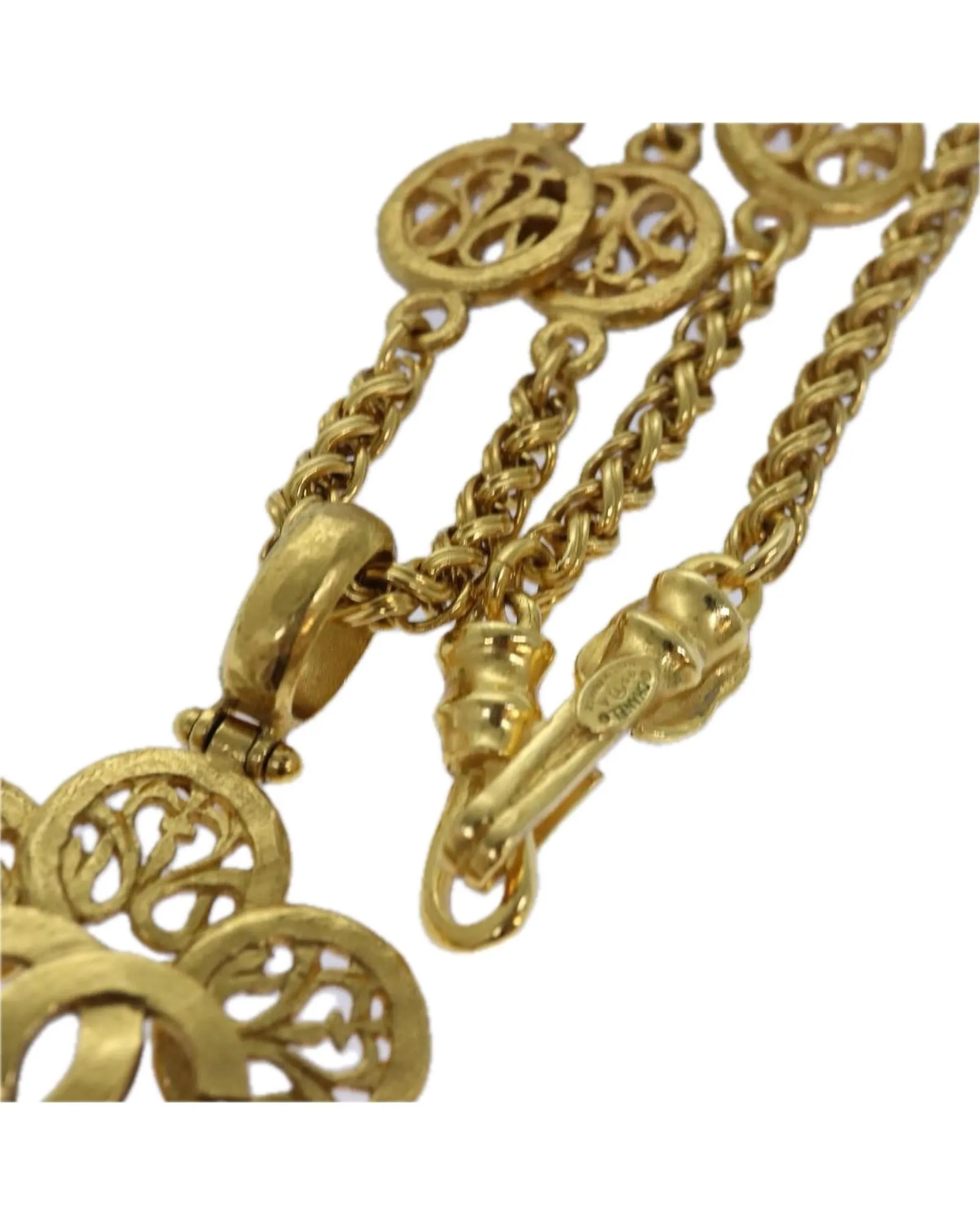Coco Mark Necklace with Gold CC Detail