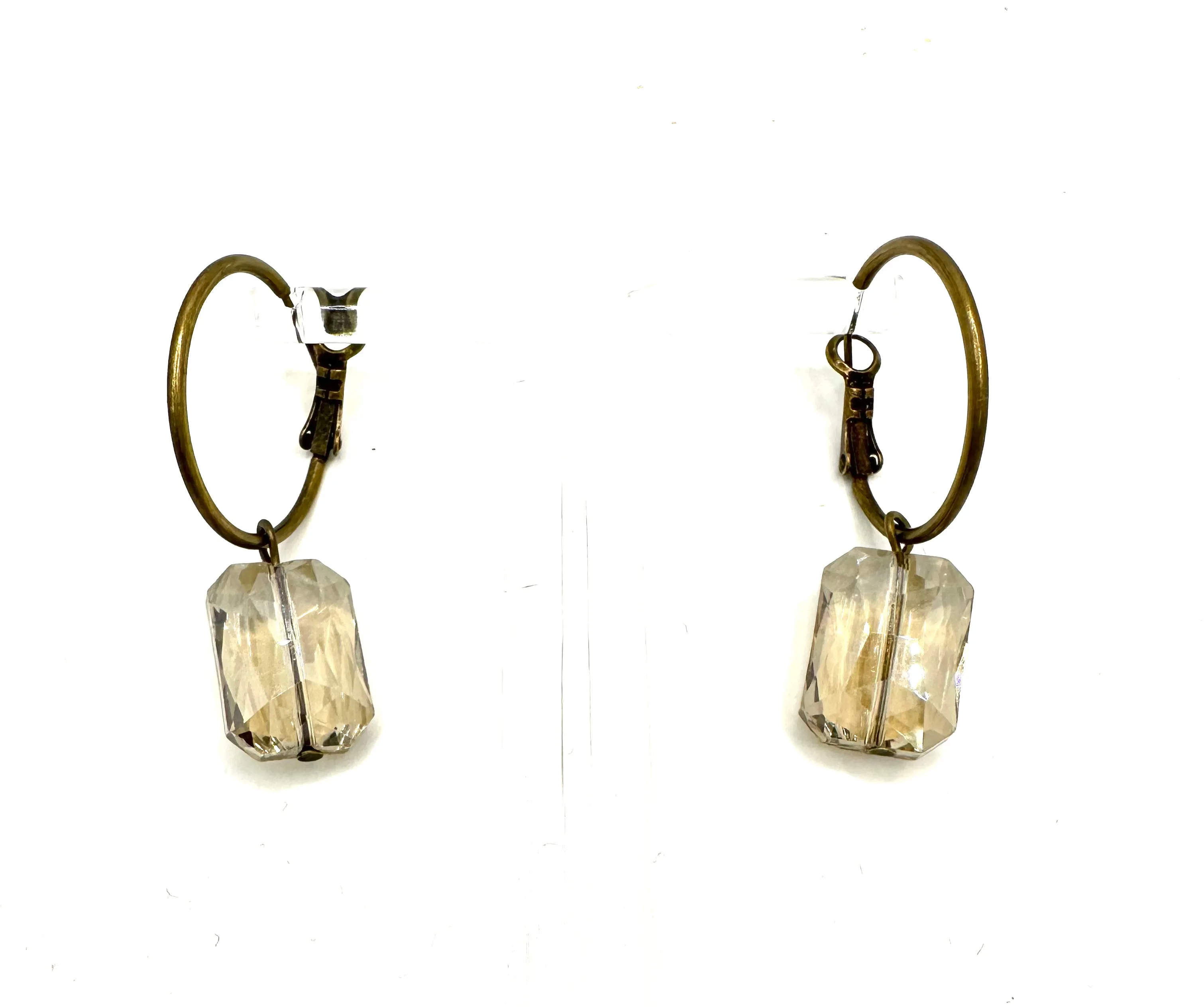 Faceted Crystal Hoop