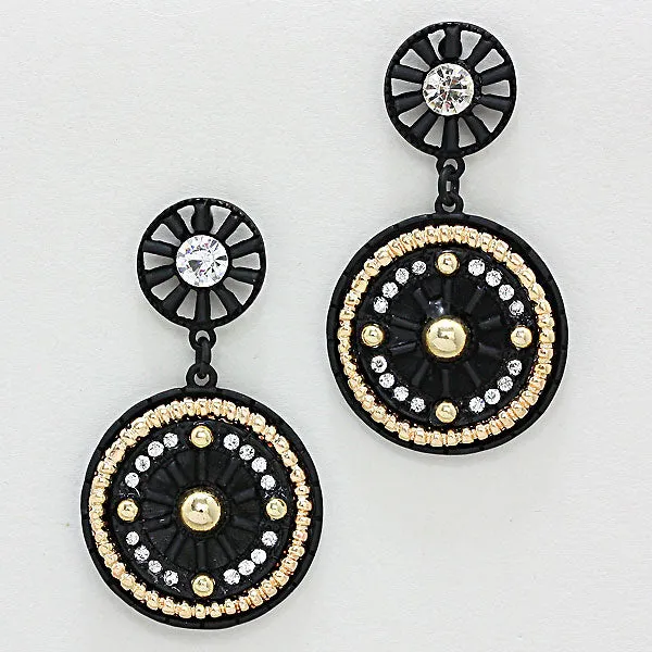 iLLASPARKZ Boho Disk Drop Earrings