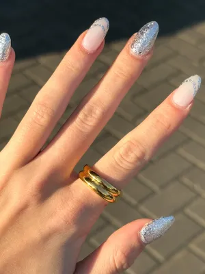 Layered Chunky Ring | Gold