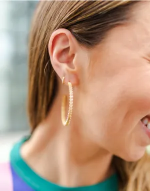 Michelle McDowell Aubrey Large Gold Hoops