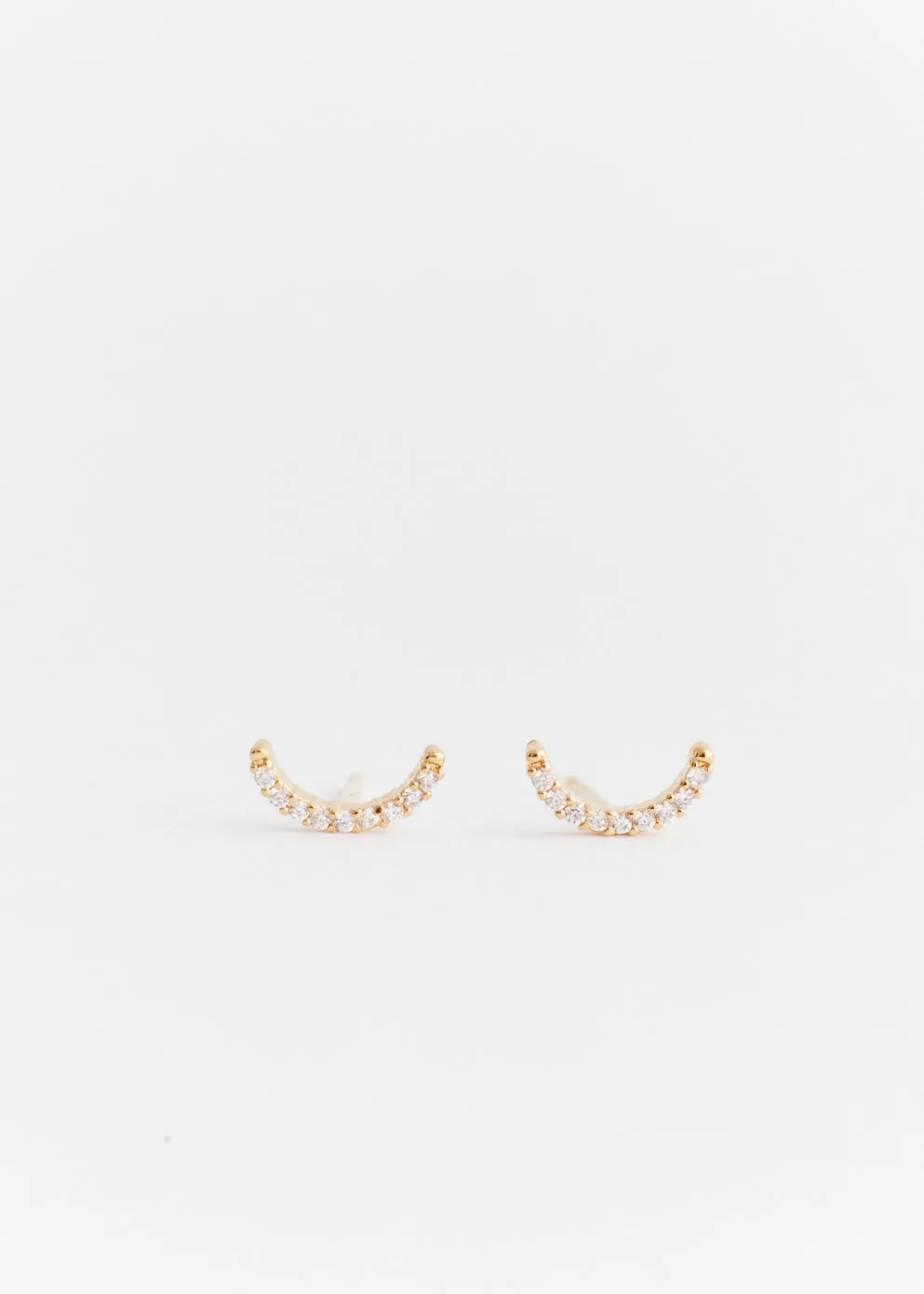 Moon Crystal Studs