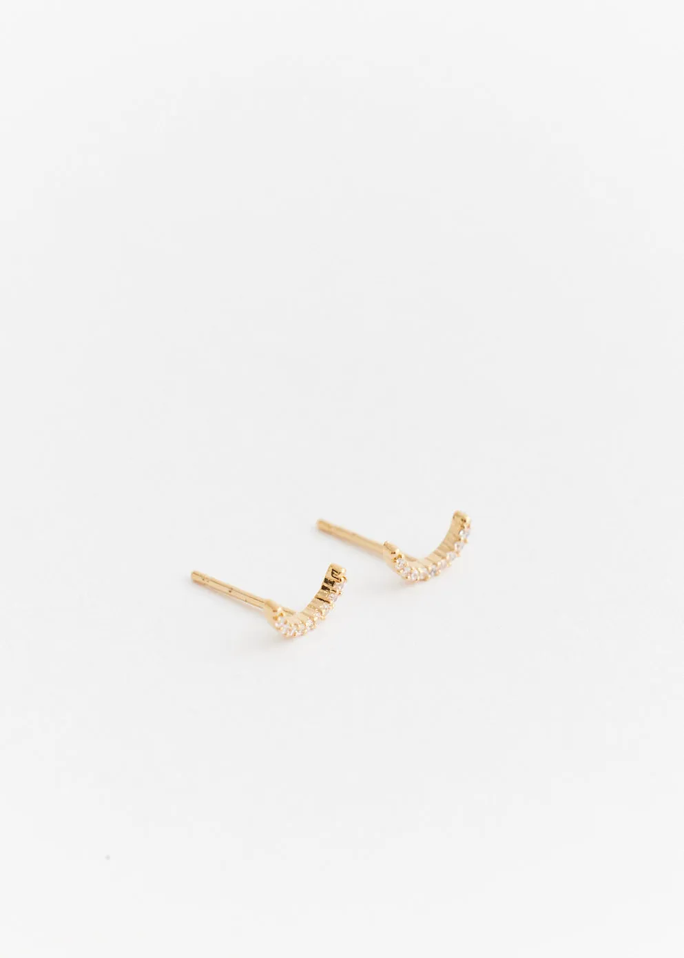 Moon Crystal Studs