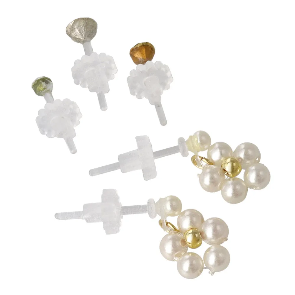 Pearl and Stone Mixed Plastic Stud Set