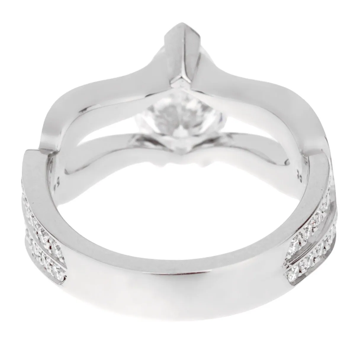 Piaget Jardin Secret Pear Diamond Engagement Ring Sz 6 1/2