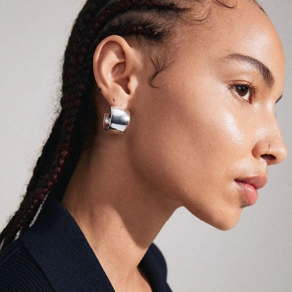 Pilgrim Jewelry TALULLA Chunkey Glossy Half Hoop