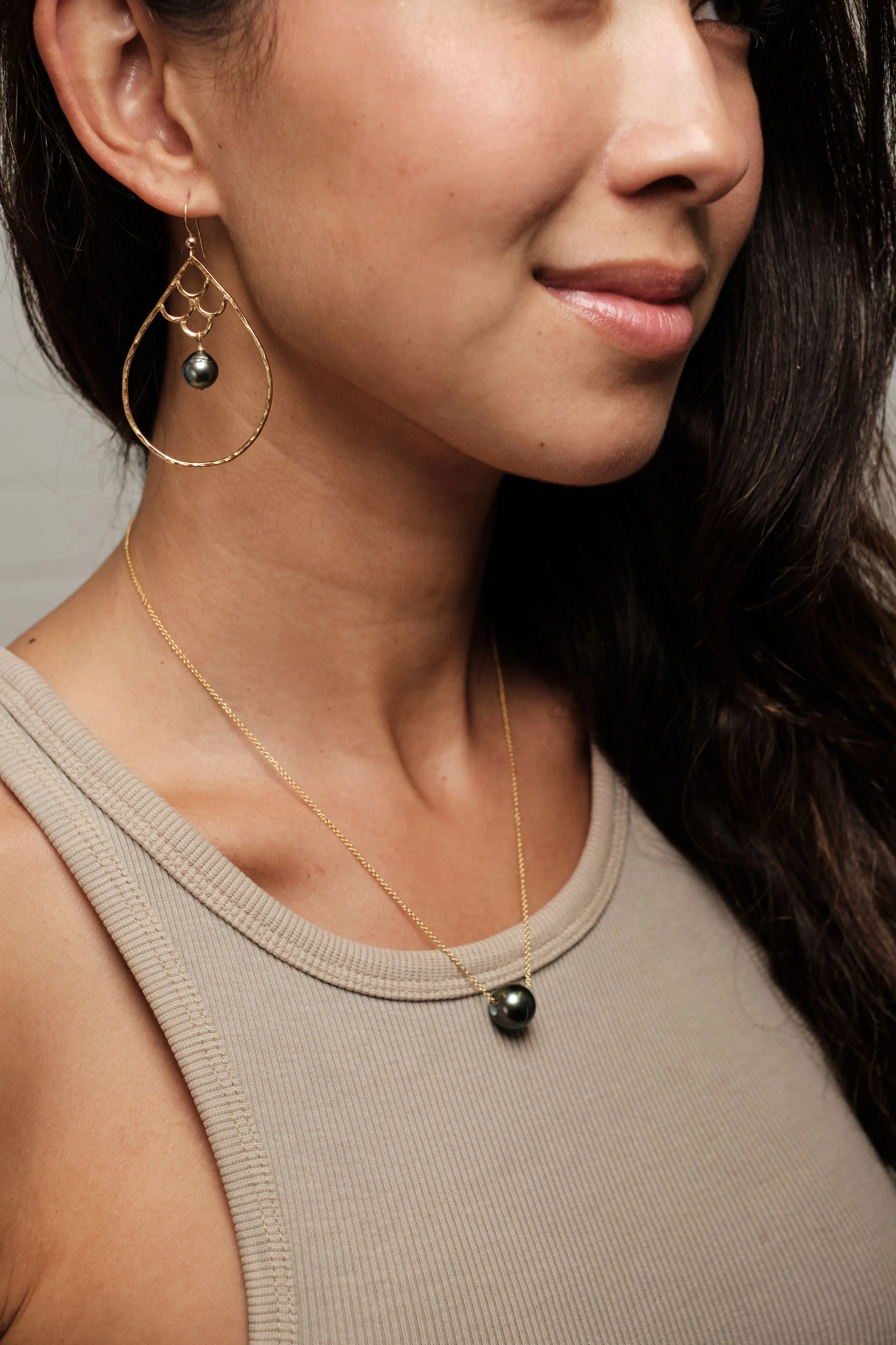 Tahitian Pearl Wale N Necklace