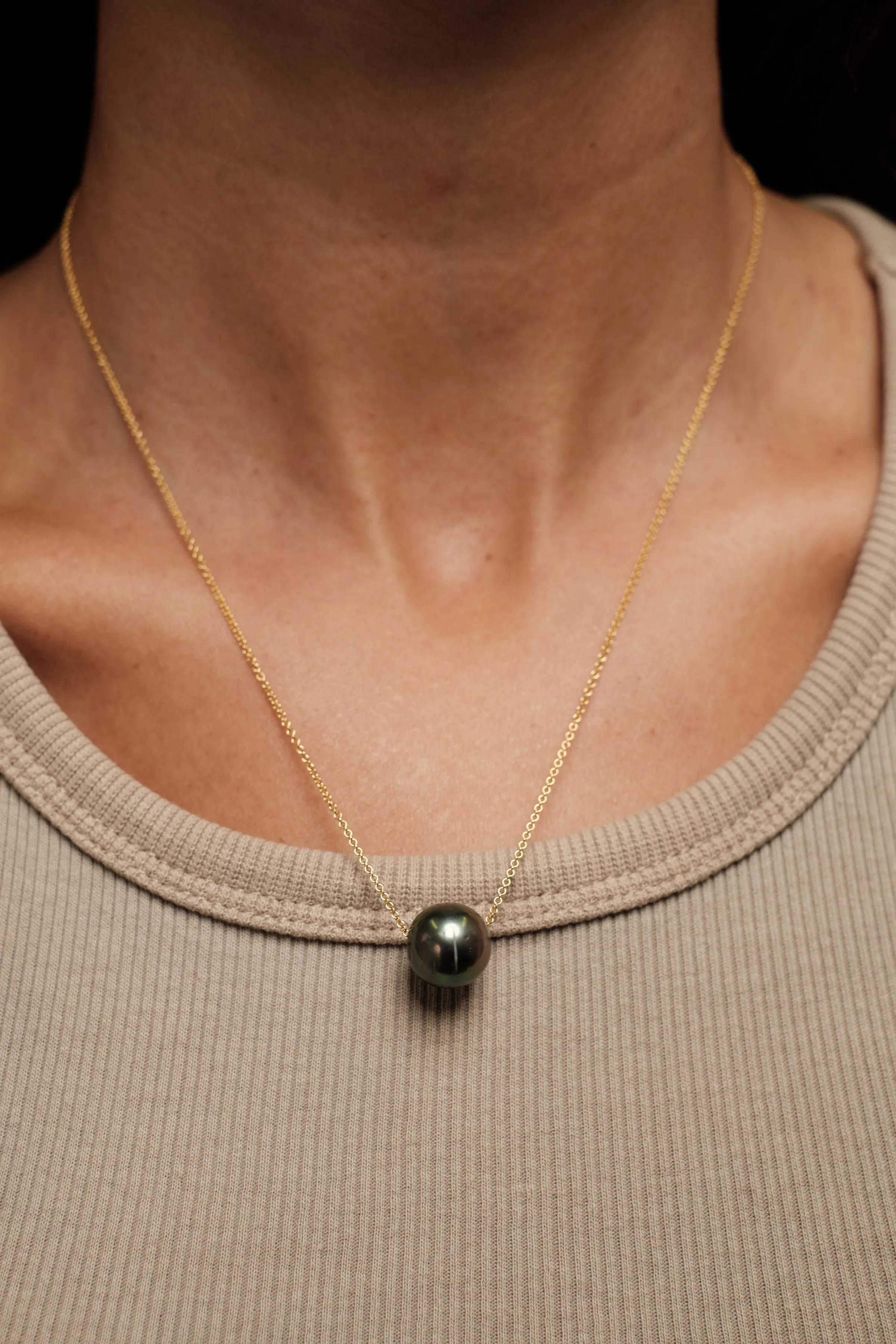 Tahitian Pearl Wale N Necklace
