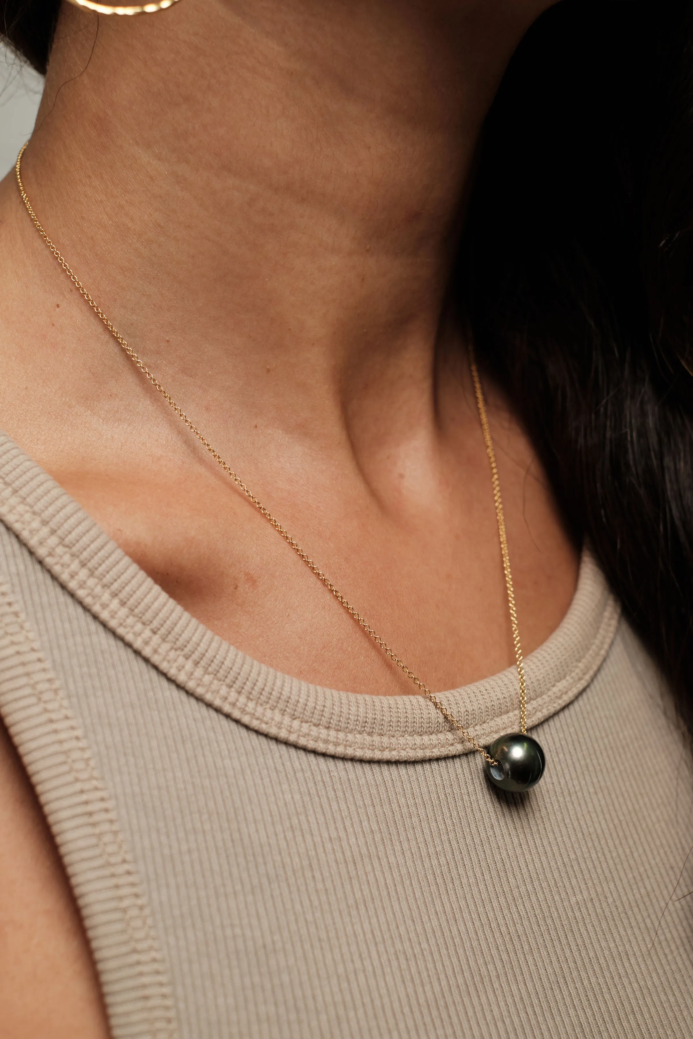Tahitian Pearl Wale N Necklace