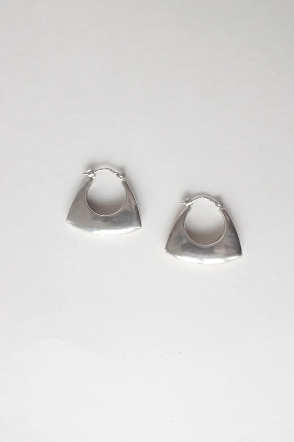 VINTAGE MIDI BOLD SILVER 925 EARRINGS